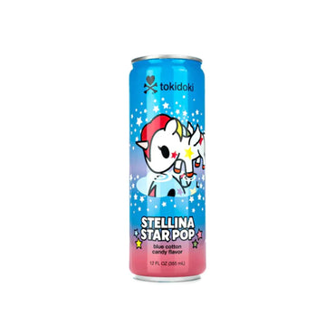 Tokidoki Stelina Star Pop Blue Cotton Candy Flavor (12 fl oz) - Boston America (ONLINE ORDER ONLY)
