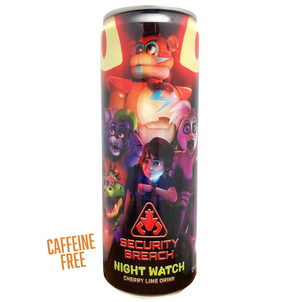 Five Nights at Freddy's Night Watch Cherry Lime Drink (350mL) (Caffeine Free) - Boston America (ONLINE ORDER ONLY)