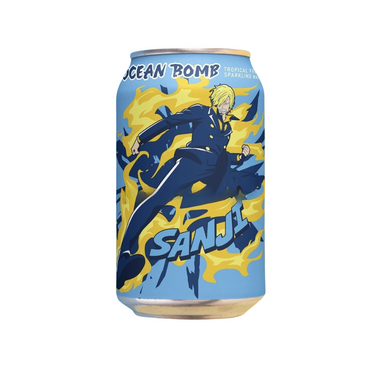 Ocean Bomb One Piece Sanji Tropical Fruit Sparkling Water Flavour (11.1 fl oz) (Taiwan) (ONLINE ORDER ONLY)