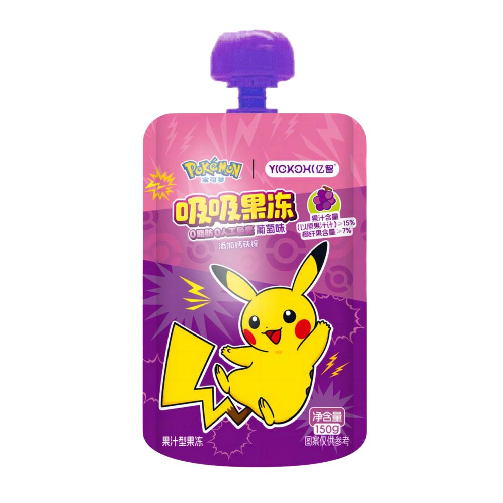 Yizhi Pokémon Jelly Drink - Grape (150g) (China) (ONLINE ORDER ONLY)