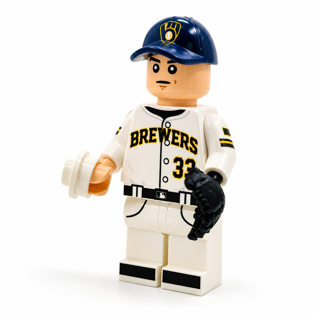 #32 MIL Pitcher Baseball Player Minifig (ONLINE ORDER ONLY)