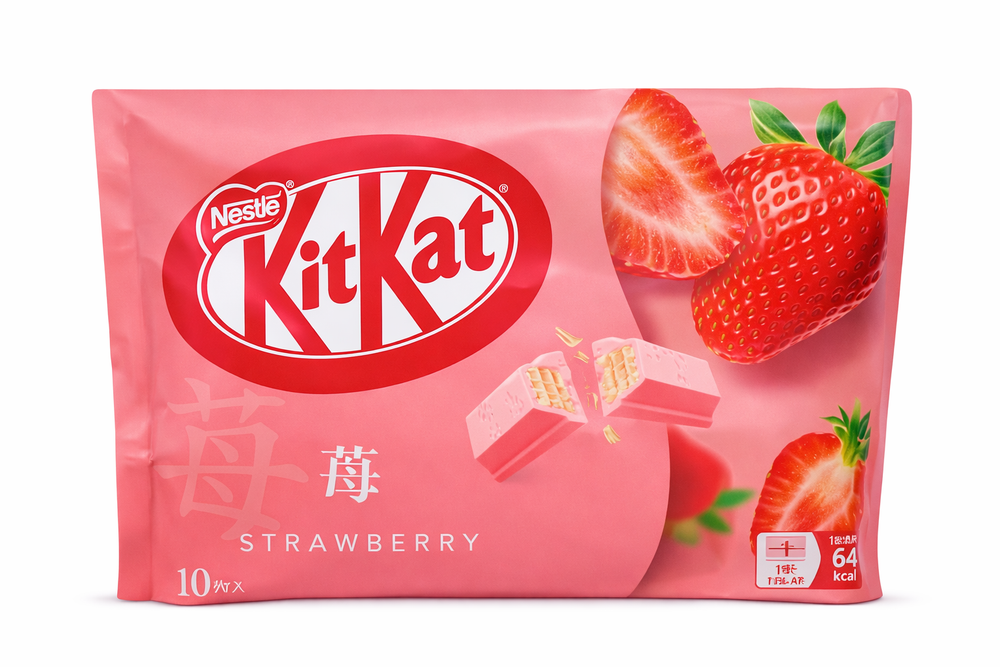Kit Kat Strawberry - Bag of 10 (113g) (Japan) (ONLINE ORDER ONLY)