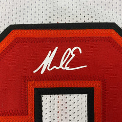 Facsimile Autographed Mike Evans Tampa Bay White Reprint Laser Auto Football Jersey Size Men's XL (ONLINE ORDER ONLY)