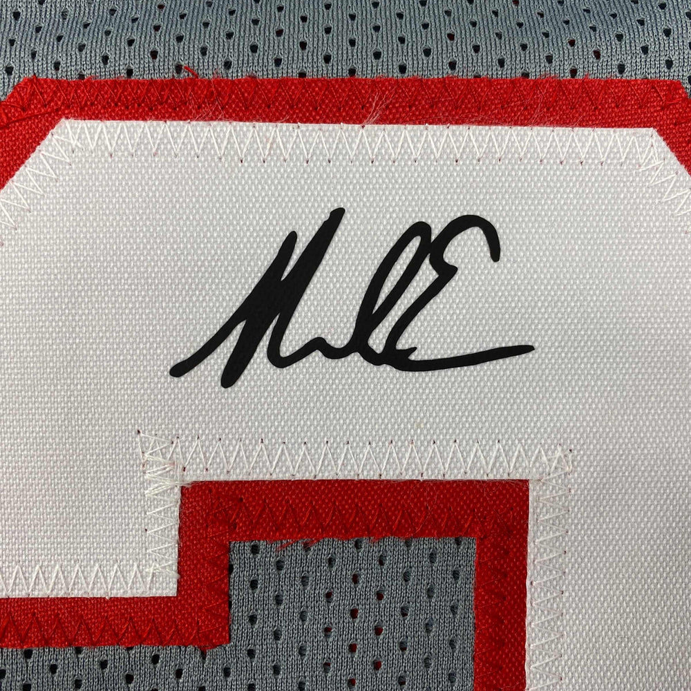 Facsimile Autographed Mike Evans Tampa Bay Grey Pewter Reprint Laser Auto Football Jersey Size Men's XL (ONLINE ORDER ONLY)