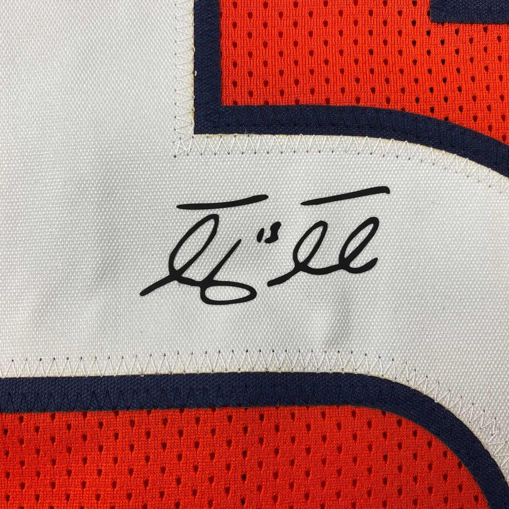 Facsimile Autographed Tim Tebow Denver Orange Reprint Laser Auto Football Jersey Size Men's XL (ONLINE ORDER ONLY)