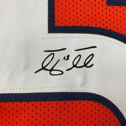 Facsimile Autographed Tim Tebow Denver Orange Reprint Laser Auto Football Jersey Size Men's XL (ONLINE ORDER ONLY)