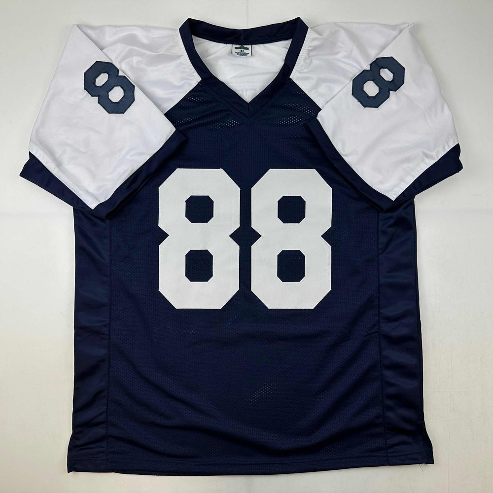 Facsimile Autographed Michael Irvin Dallas Thanksgiving Day Reprint Laser Auto Football Jersey Size Men's XL (ONLINE ORDER ONLY)