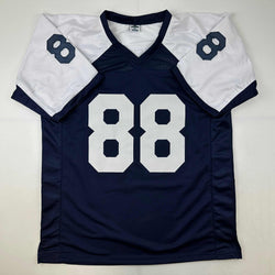 Facsimile Autographed Michael Irvin Dallas Thanksgiving Day Reprint Laser Auto Football Jersey Size Men's XL (ONLINE ORDER ONLY)