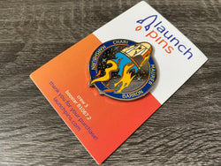 NASA Crew-3 USCV-3 Mission Patch Hard Enamel Pin (ONLINE ORDER ONLY)