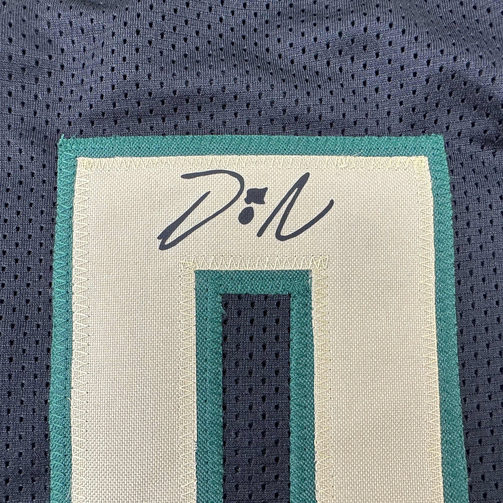 Facsimile Autographed Damian Lillard Milwaukee Black Reprint Laser Auto Basketball Jersey Size Men's XL (ONLINE ORDER ONLY)