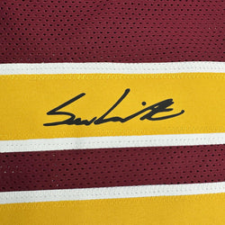 Facsimile Autographed Sam Leavitt Arizona State Red Reprint Laser Auto College Football Jersey Size Men's XL (ONLINE ORDER ONLY)