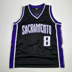 Facsimile Autographed Zach LaVine Sacramento Black Reprint Laser Auto Basketball Jersey Size Men's XL (ONLINE ORDER ONLY)