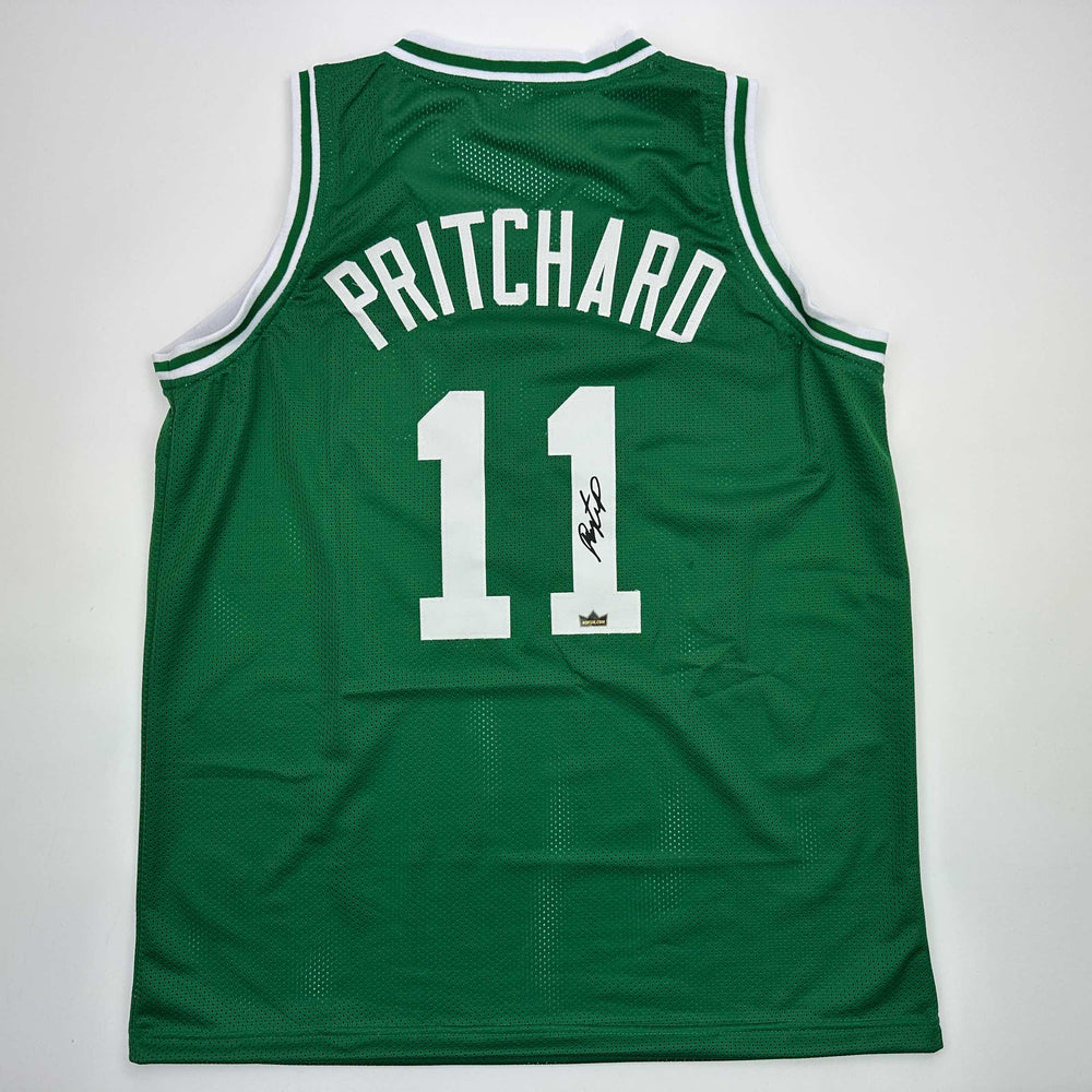 Facsimile Autographed Payton Pritchard Boston Green Reprint Laser Auto Basketball Jersey Size Men's XL (ONLINE ORDER ONLY)