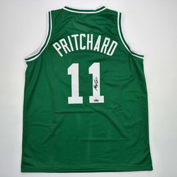 Facsimile Autographed Payton Pritchard Boston Green Reprint Laser Auto Basketball Jersey Size Men's XL (ONLINE ORDER ONLY)