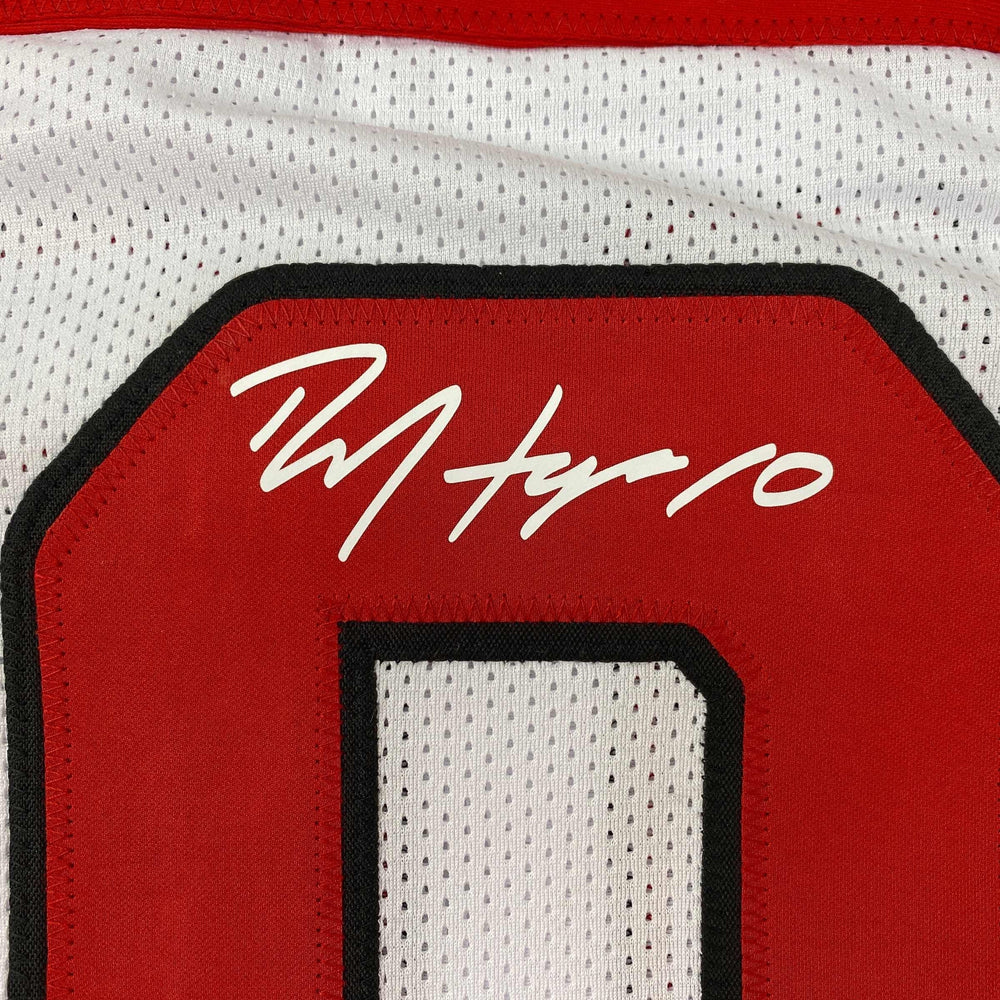 Facsimile Autographed DeAndre Hopkins Arizona White Reprint Laser Auto Football Jersey Size Men's XL (ONLINE ORDER ONLY)