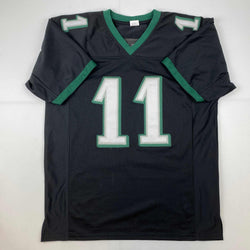 Facsimile Autographed AJ A.J. Brown Philadelphia Black Reprint Laser Auto Football Jersey Size Men's XL (ONLINE ORDER ONLY)