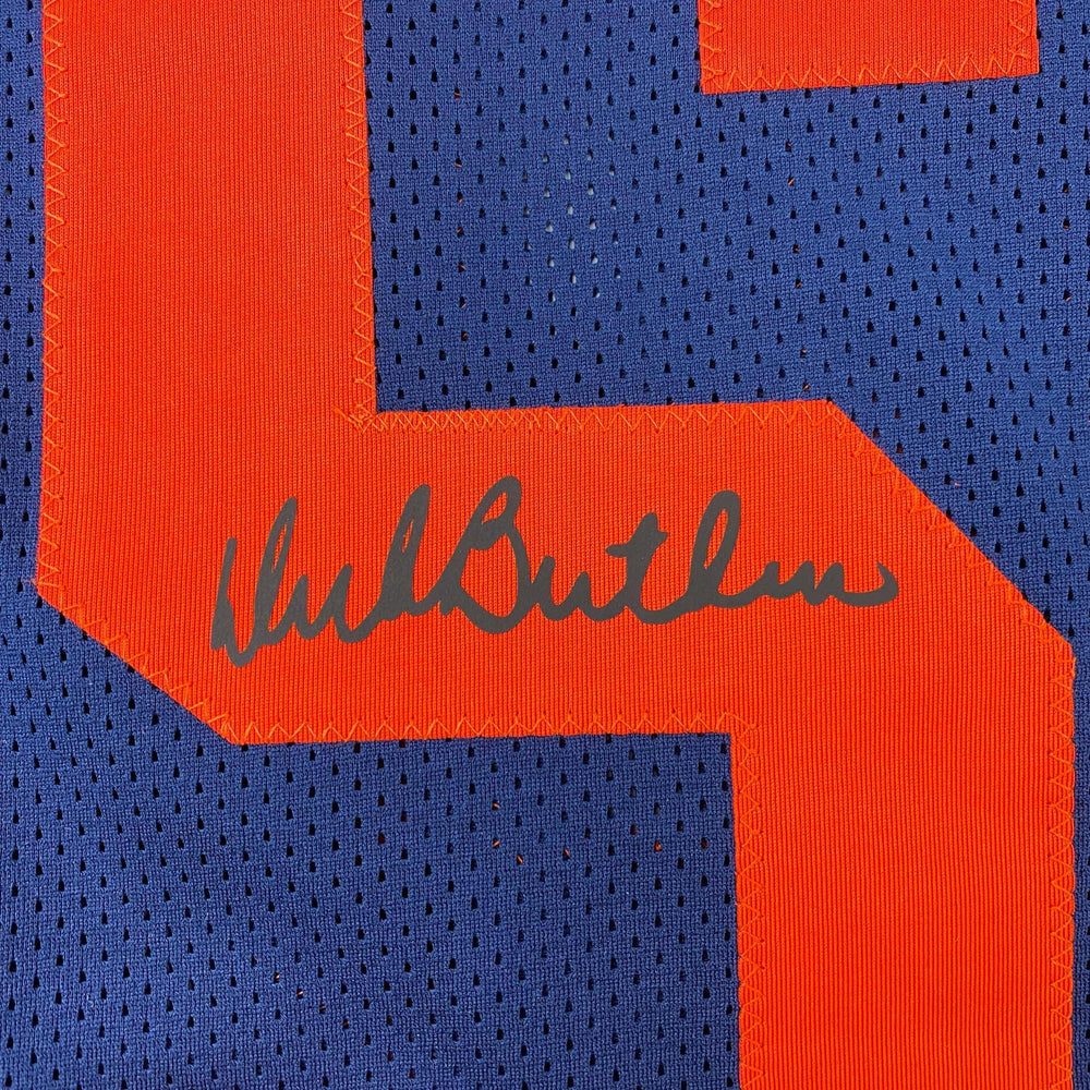 Facsimile Autographed Dick Butkus Illinois Blue Reprint Laser Auto College Football Jersey Size Men's XL (ONLINE ORDER ONLY)