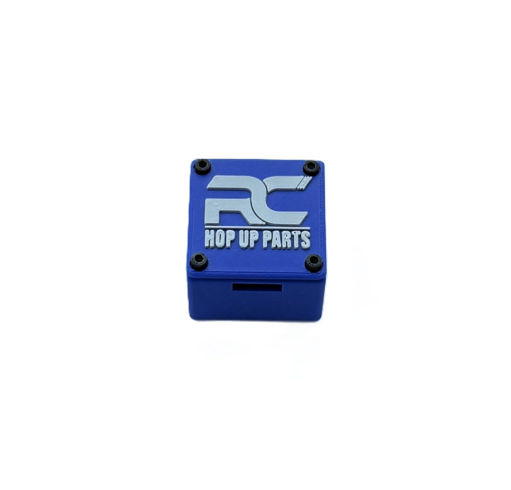 RC Hop Up Parts Large RC Receiver Box Blue, Threaded M3 Inserts and Lid for CEN Racing F450, F250, Sicario (ONLINE ORDER ONLY)
