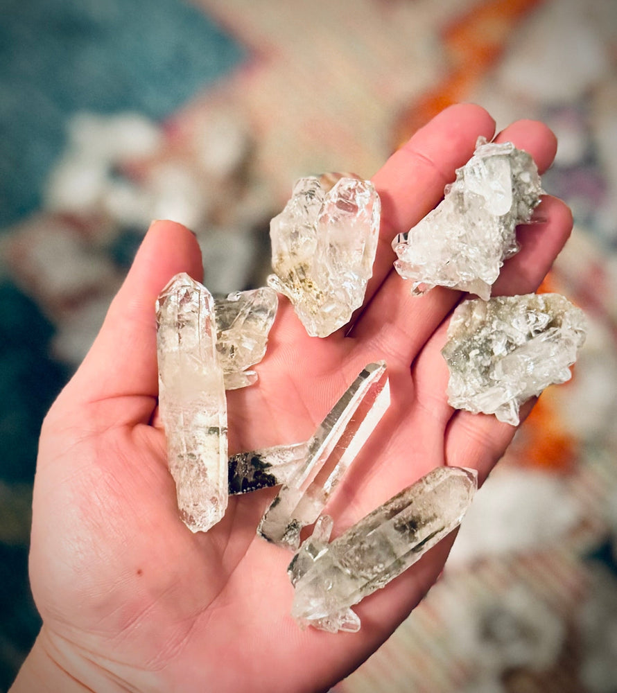 High Quality Quartz Clusters from Brazil, Many with Chlorite Inclusions (ONLINE ORDER ONLY)