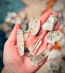 High Quality Quartz Clusters from Brazil, Many with Chlorite Inclusions (ONLINE ORDER ONLY)