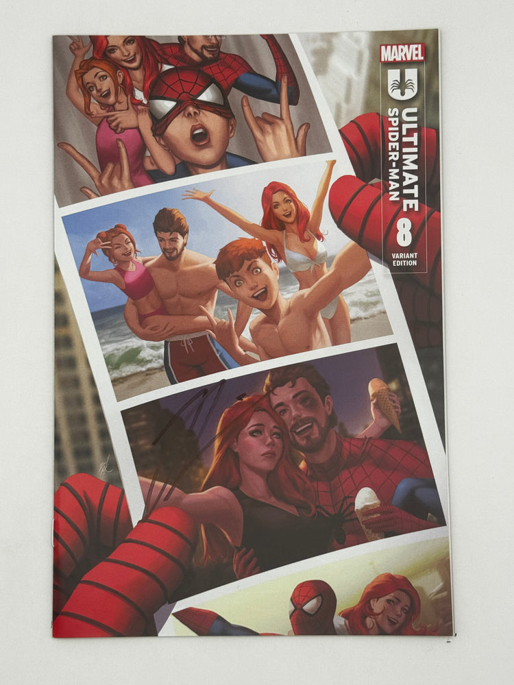 [Signed by Hickman] Ultimate Spider-Man #8 Unknown Comics Ejikure Exclusive Var [INST] (ONLINE ORDER ONLY)