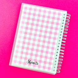 Pink Gingham Reusable Sticker Book (ONLINE ORDER ONLY)