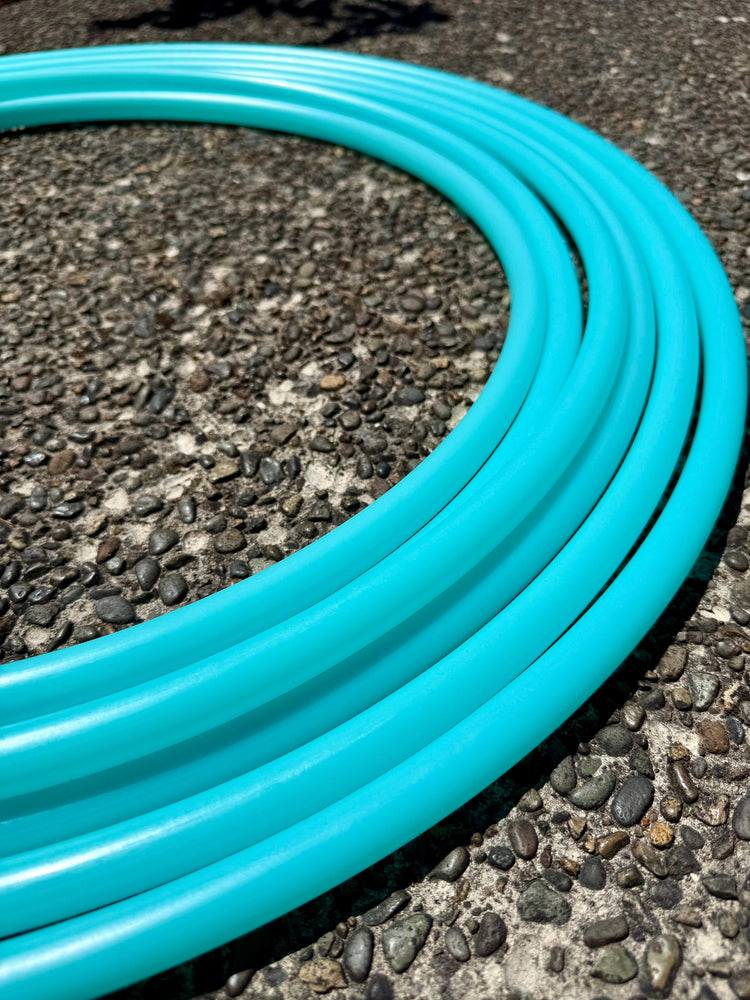 Aqua Seaglass 3/4" HDPE Hoops (ONLINE ORDER ONLY)