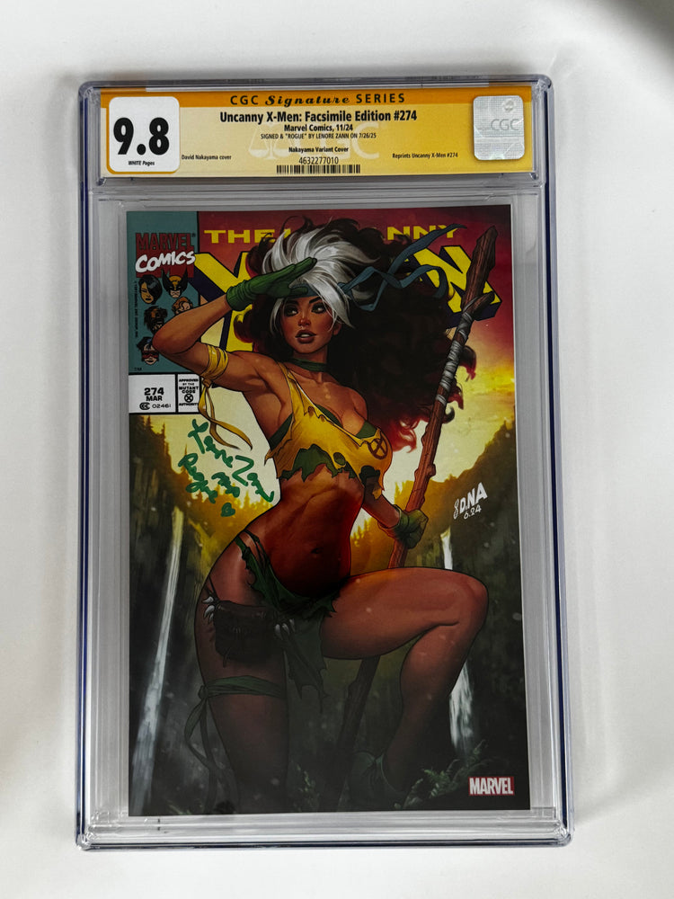[Signed by Lenore Zann] Uncanny X-Men Facsimile Edition #274 CGC 9.8 Yellow Label Nakayama Exclusive Var (ONLINE ORDER ONLY)
