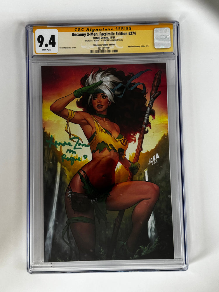 [Signed by Lenore Zann] Uncanny X-Men Facsimile Edition #274 CGC 9.4 Yellow Label Nakayama Exclusive Virgin Var (ONLINE ORDER ONLY)