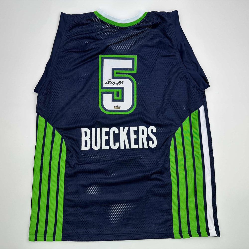 Facsimile Autographed Paige Bueckers Dallas Blue Reprint Laser Auto WNBA Basketball Jersey Size Men's XL (ONLINE ORDER ONLY)
