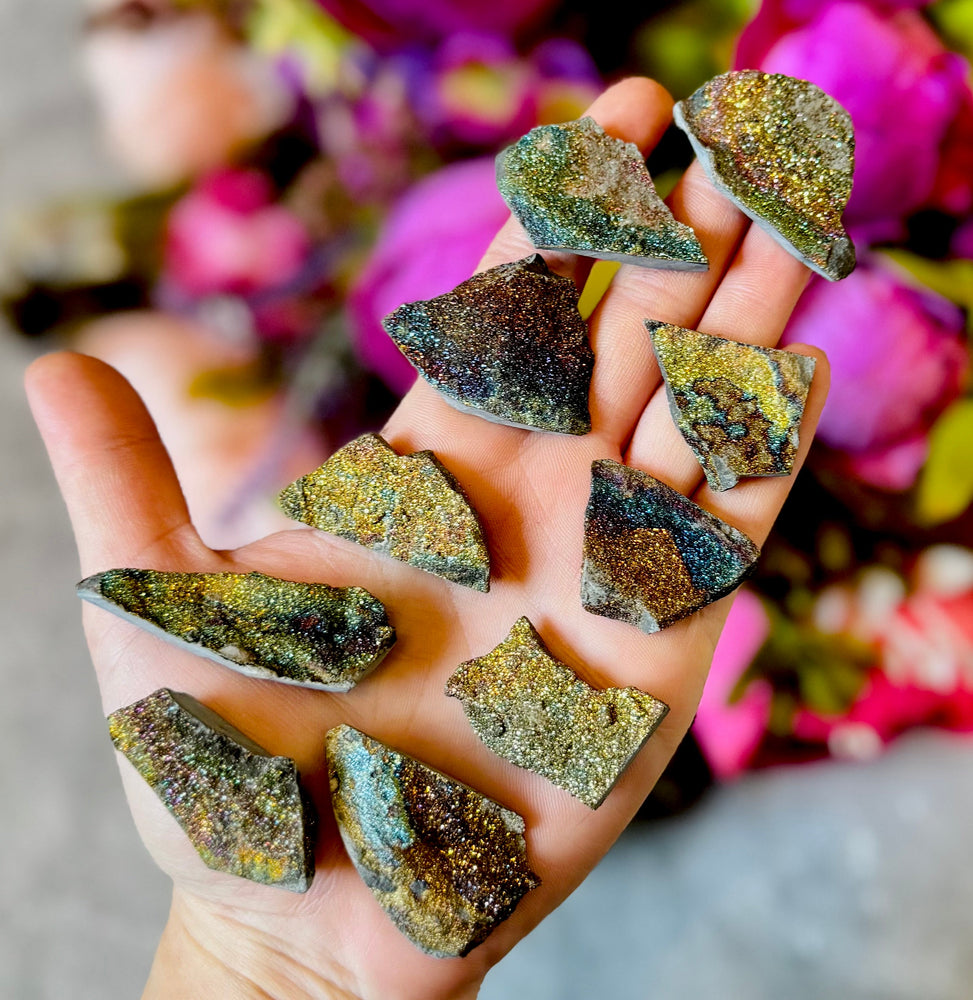Rainbow Pyrite, Iridescent Pyrite From Ulyanovsk, Russia (ONLINE ORDER ONLY)