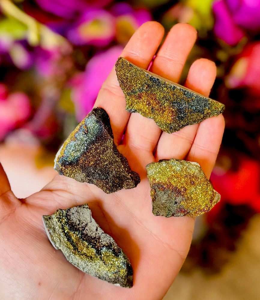 Rainbow Pyrite, Iridescent Pyrite From Ulyanovsk, Russia (ONLINE ORDER ONLY)