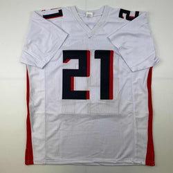 Facsimile Autographed Todd Gurley II Atlanta White Reprint Laser Auto Football Jersey Size Men's XL (ONLINE ORDER ONLY)