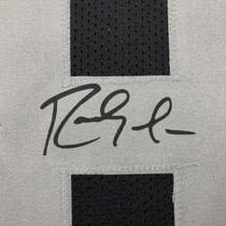 Facsimile Autographed Randy Moss Oakland Las Vegas Black Reprint Laser Auto Football Jersey Size Men's XL (ONLINE ORDER ONLY)