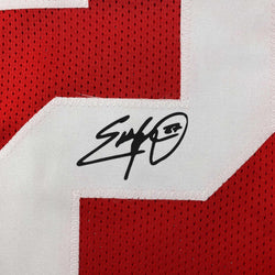 Facsimile Autographed Eddie George Ohio State Red Reprint Laser Auto College Football Jersey Size Men's XL (ONLINE ORDER ONLY)