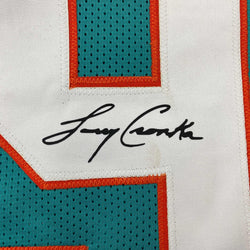 Facsimile Autographed Larry Csonka Miami Teal Reprint Laser Auto Football Jersey Size Men's XL (ONLINE ORDER ONLY)