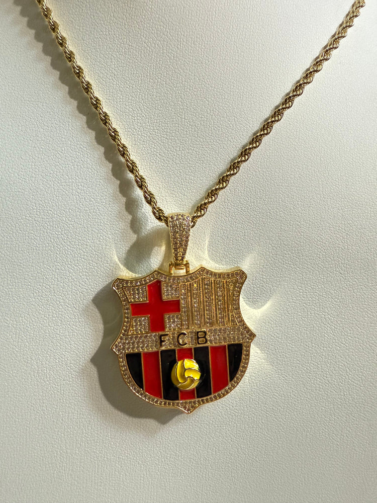 Customized Gifts Barcelona F.C. Pendant Necklace Chain for Football Fans (ONLINE ORDER ONLY)