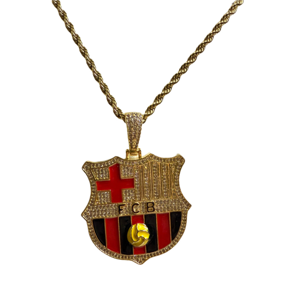 Customized Gifts Barcelona F.C. Pendant Necklace Chain for Football Fans (ONLINE ORDER ONLY)