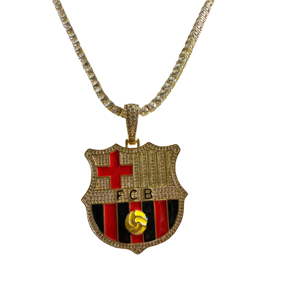 Customized Gifts Barcelona F.C. Pendant Necklace Chain for Football Fans (ONLINE ORDER ONLY)