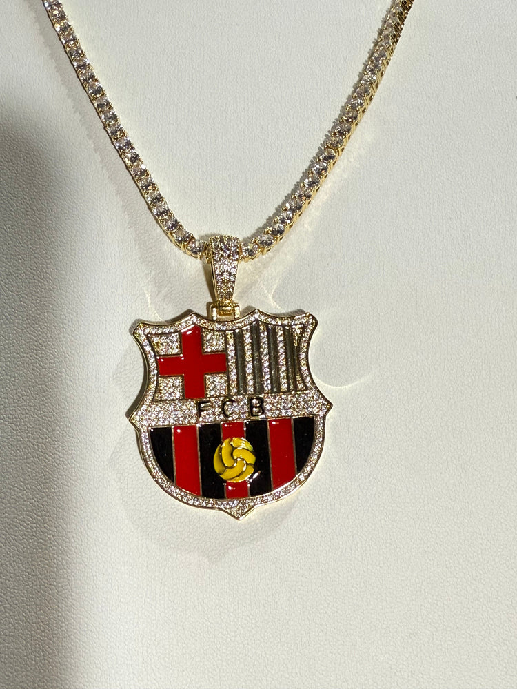 Customized Gifts Barcelona F.C. Pendant Necklace Chain for Football Fans (ONLINE ORDER ONLY)