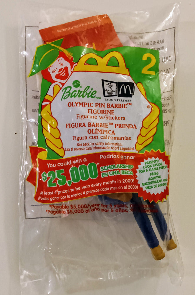 Barbie Happy Meal toy - Olympic Pin Barbie (Bagged) (ONLINE ORDER ONLY)