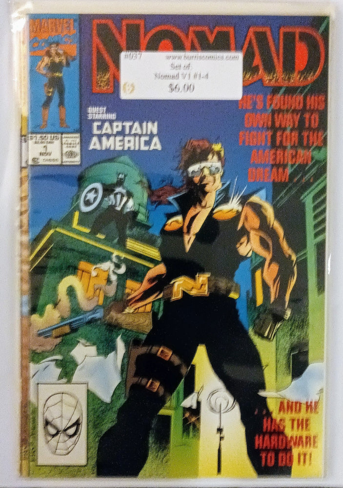 Comic Book Set: Nomad V1 #1-4, Marvel Comics (ONLINE ORDER ONLY)