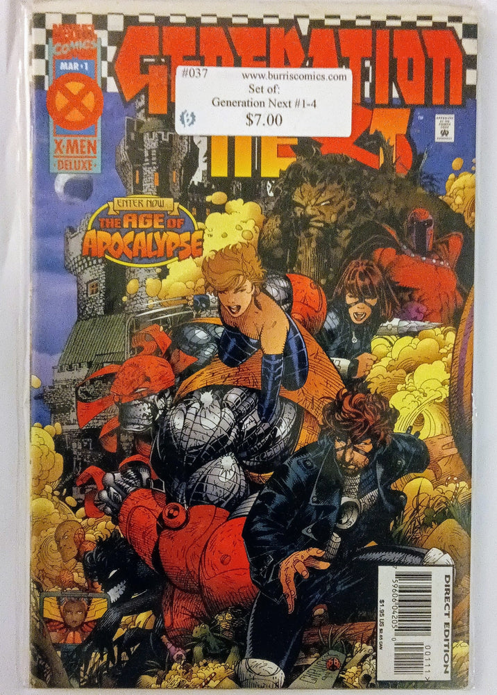 Comic Book Set: Generation Next #1-4, Marvel Comics (ONLINE ORDER ONLY)