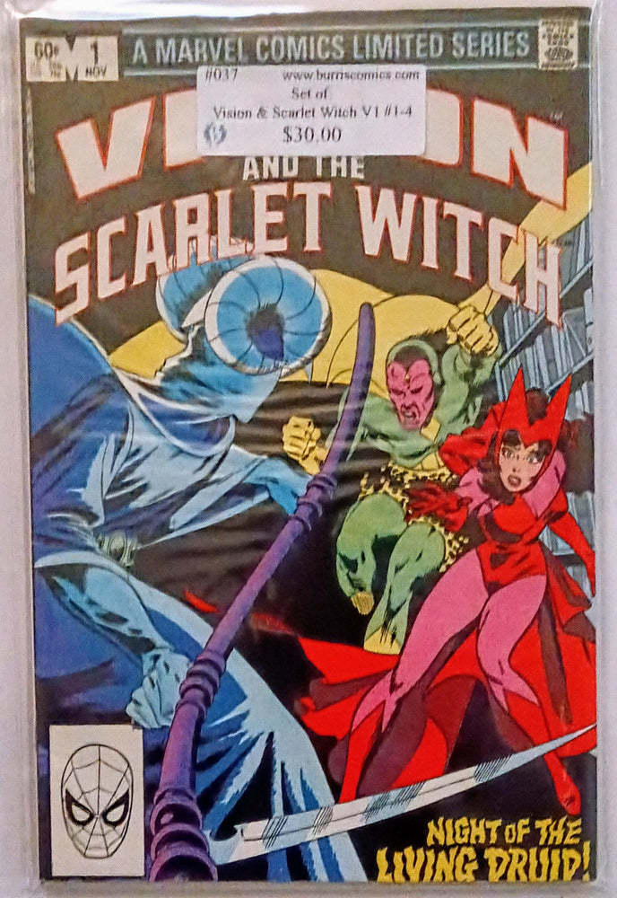 Comic Book Set: Vision and the Scarlet Witch #1-4, Marvel Comics (ONLINE ORDER ONLY)