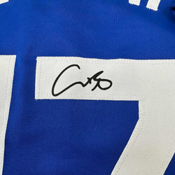 Facsimile Autographed Shohei Ohtani Los Angeles LA Blue Reprint Laser Auto Baseball Jersey Size Men's XL (ONLINE ORDER ONLY)