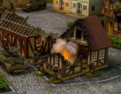 28mm Tudor House, Ruined - 28MMDF622 (Online Order Only)