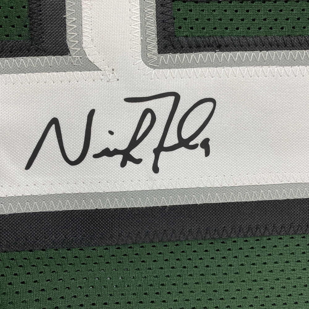 Facsimile Autographed Nick Foles Philadelphia Green Reprint Laser Auto Football Jersey Size Men's XL (ONLINE ORDER ONLY)