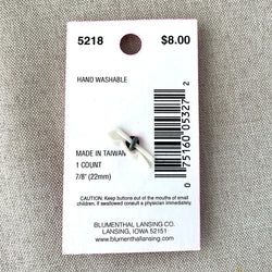 5218 AB - Glamour Gems - Shank Button - 22mm - Black AB (ONLINE ORDER ONLY)