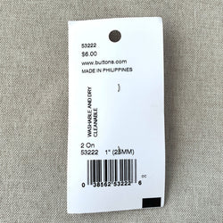 53222 Shell - JHB - 2 Holes - 25mm - Natural (ONLINE ORDER ONLY)