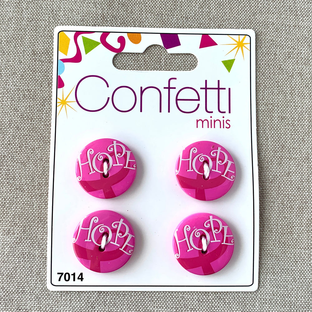 Hope - Confetti Minis Buttons - 2 Hole (ONLINE ORDER ONLY)